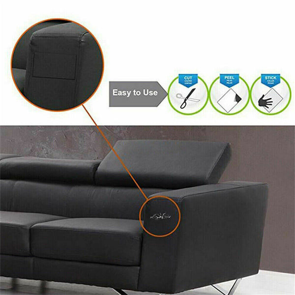 Self Adhesive Leather Repair Patches Kit Sofa Couch Car Seats Patching Tools PU