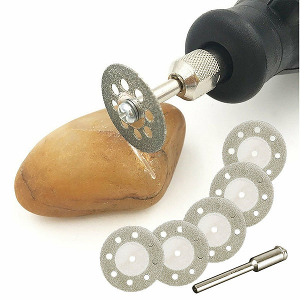 12PCS Diamond Cutting Discs Wheel Blades Set+Drill Bit For Dremel Rotary Tool AU