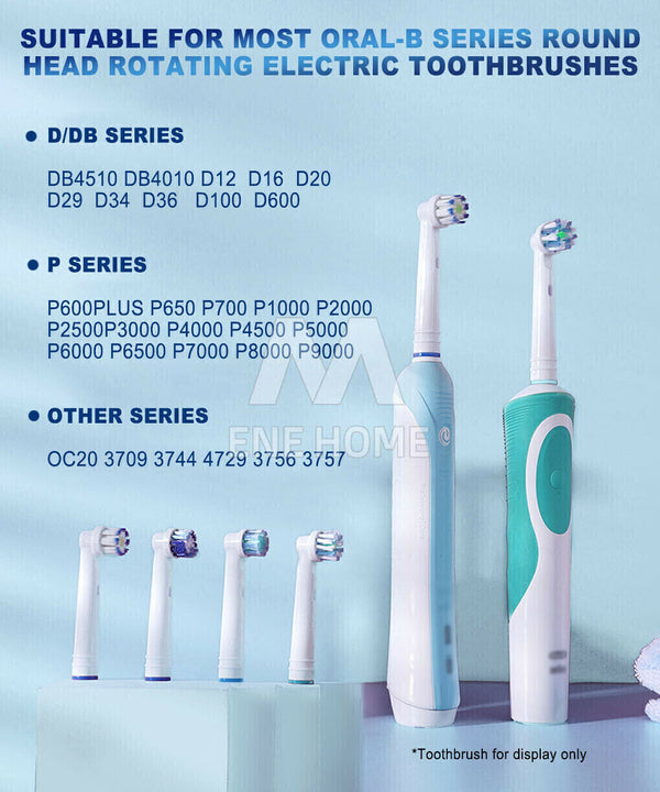 DUAL CLEAN Oral-B Compatible Tooth Brush Heads Electric Replacement Floss Flexi - Lets Party