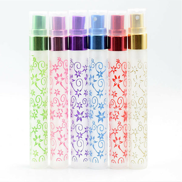 Up 60X 10ml Glass Perfume Spray Bottle Atomizer Portable Mini Refillable Bottles