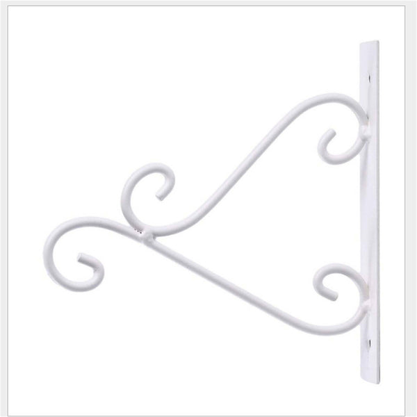 Plant Hanger Wall Hanging Bracket Iron Basket Rack Hook Garden Flower Pot Holder
