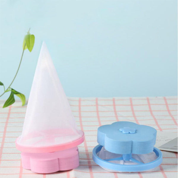 4X Washing Machine Filter Bag Floating Lint Hair Catcher Mesh Pouch Laundry Tool