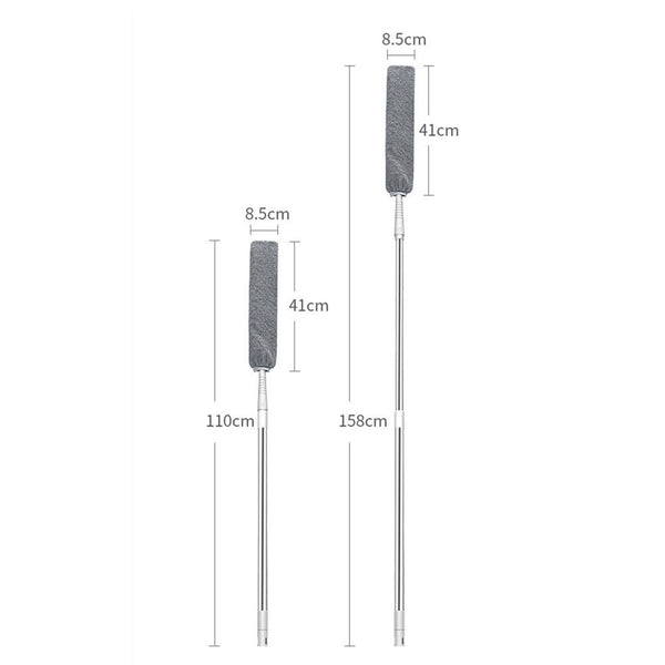 Reusable Bedside Dust Brush Long Handle Mop Microfibre Duster Sweeping Brushs AU