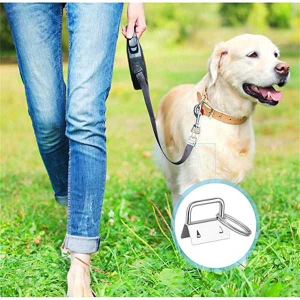 20-100PCS Key Fob Hardware Keychain Split Ring Wrist Wristlet Cotton Tail Clip