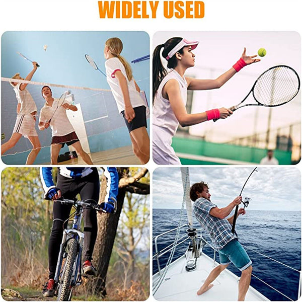 8x Anti-slip Racket Grip Tape Badminton Tennis Over Squash Racquet Rod Sweatband