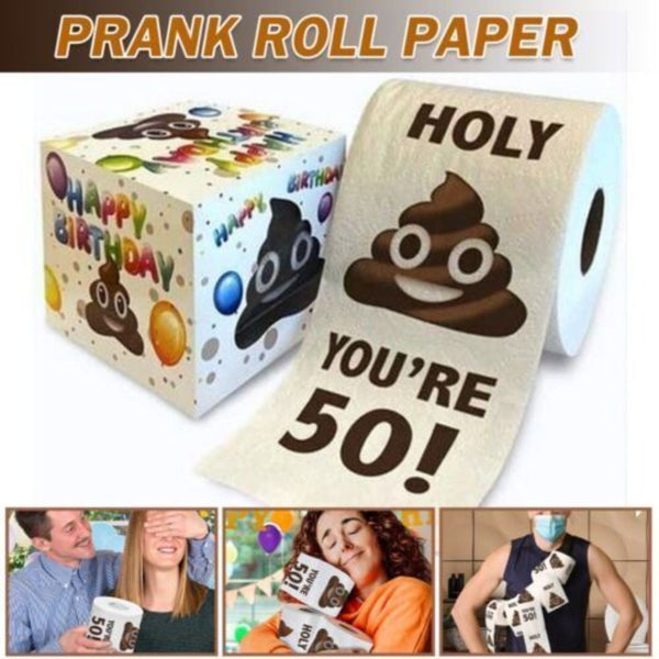 Funny Toilet Paper Roll Birthday Decoration Birthday Gifts for Women Men Gift AU