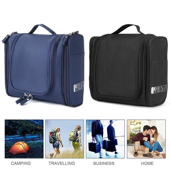 Large Hanging Toiletry Bag Cosmetic Makeup Wash Storage Travel Organizer Pouch