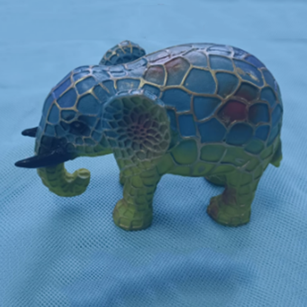 Animal Table Lamp Stained Glass Stained Night Light Retro Desk Lamps Xmas Gift