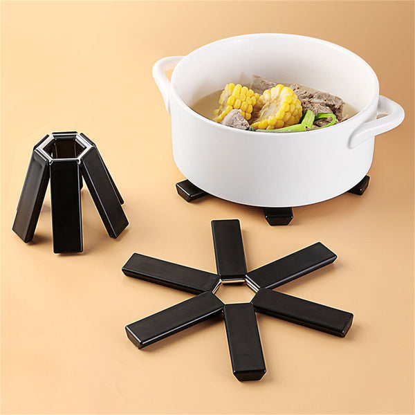 2X Creative Folding Heat Insulation Pad Placemats Foldable Bowl Cup Pad AU Stock