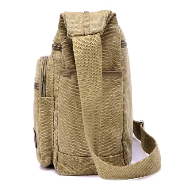 Man's Bags Men's Crossbody Retro Shoulder Messenger Bag Satchel Travel Canvas