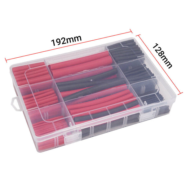 Heat Shrink Tubing Tube Assortment Wire Cable Insulation Sleeving Kit 270 pcs AU - Lets Party