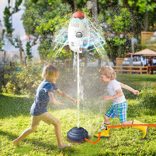 Air Rocket Toys for Kids Outdoor Water Pressure Lift Sprinkler Rocket Launcher