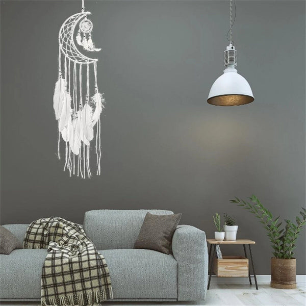 Moon Dream Catcher Decor Nordic Dreamcatcher Star Decor Home Garden Craft AUS