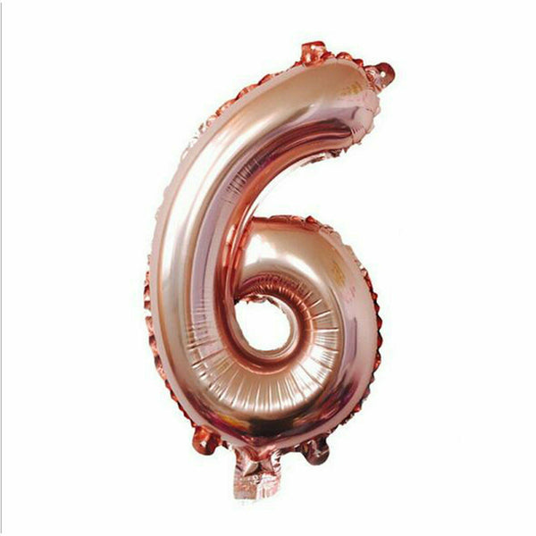 100cm Rose Gold Foil Balloon Number Helium Jumbo Balloons Wedding Party Birthday - Lets Party