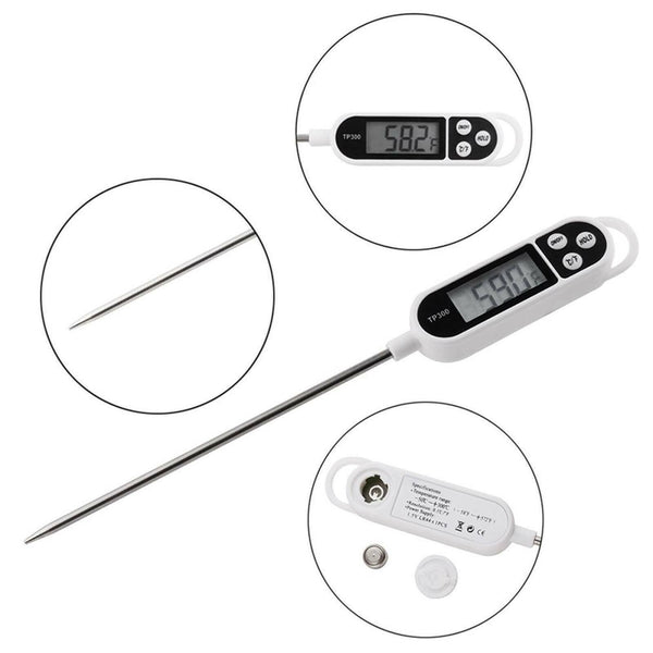 Candy Jam Meat Cooking Food Digital Thermometer Kitchen BBQ Temperature Probe - Lets Party