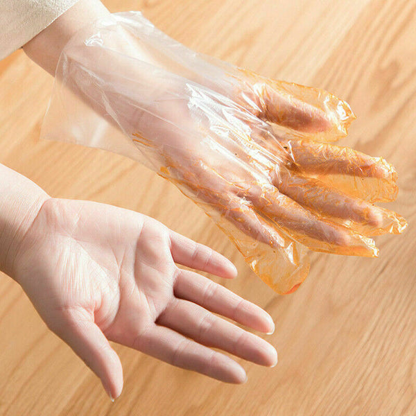 Clear Food Gloves Handling Daily Work Protective Glove - Lets Party