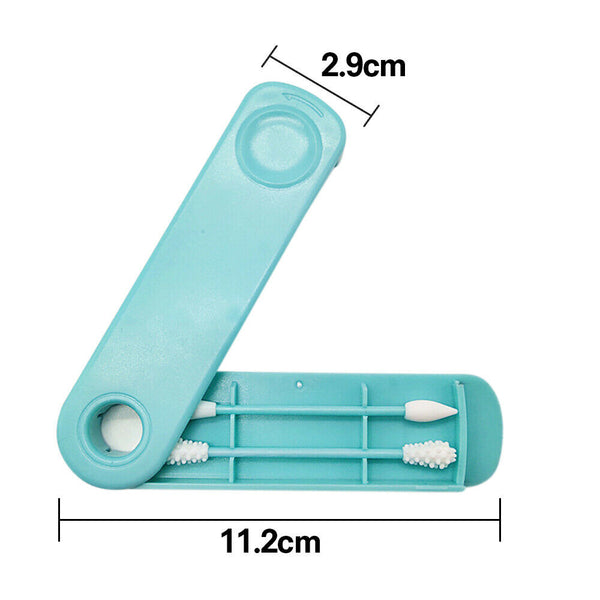 Reusable Cotton Swab Ear Cleaning Cosmetic Safety Silicone Cotton Buds Sticks - Lets Party