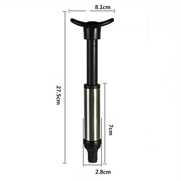 Wine Saver Vacuum Pump Sealer Preserver Set with 4 Valves Air Bottle Stoppers AU