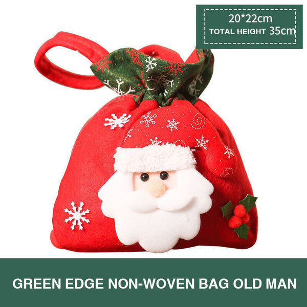 Christmas Candy Treat Bags Gift Wrapping Bag Xmas Party Drawstring Decor Bags AU