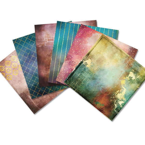 24pcs Paper Pad Brilliant Life Scrapbooking Origami Art Album Journal DIY Craft - Lets Party