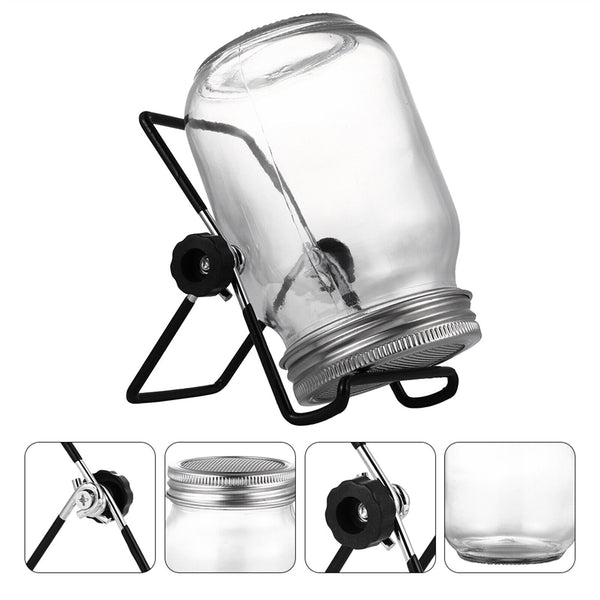 1 set Seed Sprouting Jar Kit Mouth Sprouting Jar with Screen Lid Stands16oz/32oz