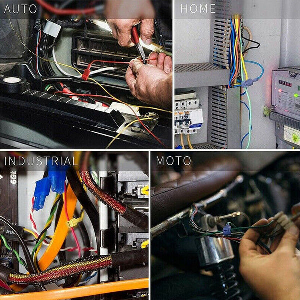Quick Splice Lock T Tap Wire Cable Crimp Terminals Connectors Kit