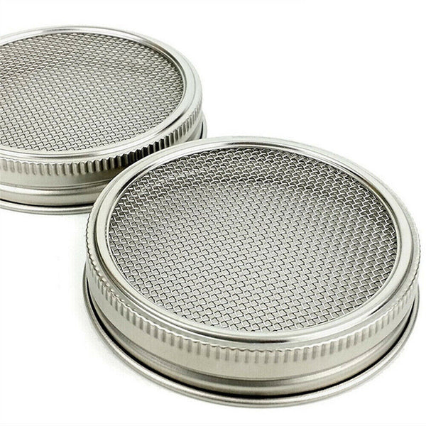Seed Sprouting Lids Tools Strainer Screen Kits for Wide Mouth Mason Canning Jar
