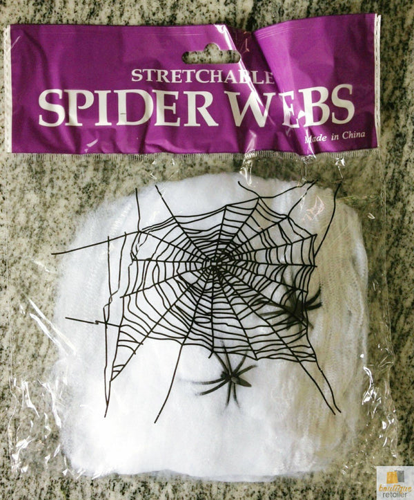 Giant Spider Web Net Halloween Props Haunted House Prop Indoor Outdoor Black AU