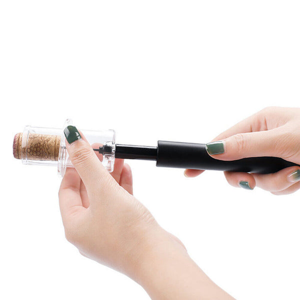 Bottle Opener Tool Red Popper Wine Pump Pressure Remover Corkscrew Air Cork Out