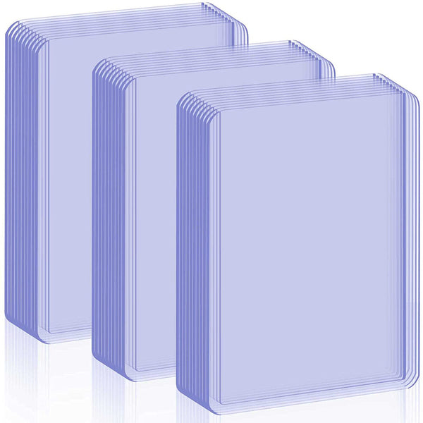UP 100PCS Top Loader Card Sleeves Clear Trading Card Sleeves Hard Card Protector