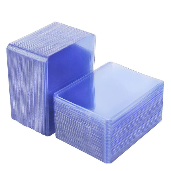UP 100PCS Top Loader Card Sleeves Clear Trading Card Sleeves Hard Card Protector