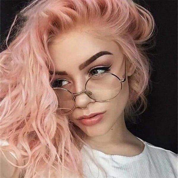 Black Retro Round Hippie Sunglasses Circle Metal Sunglasses Disco Party Glasses