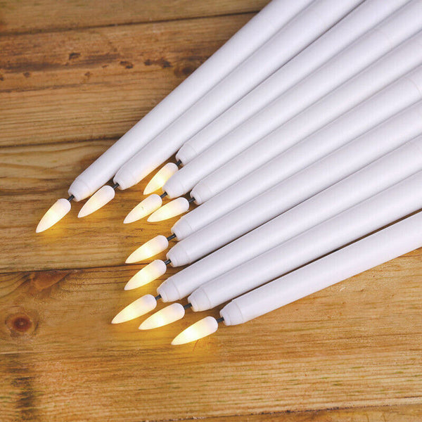 LED Flameless Taper Candles Battery Operated Light Lamp Party Wedding AU