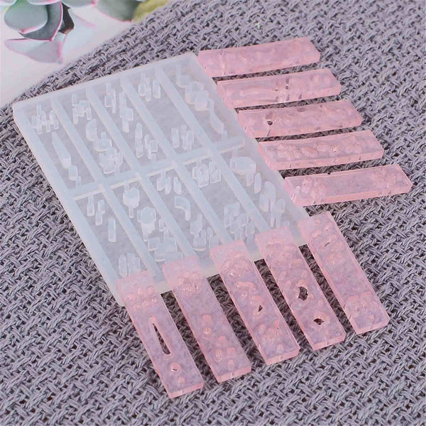 Silicone Hollow Earring Pendant Jewelry Making Mold Resin Mould Casting Craft AU