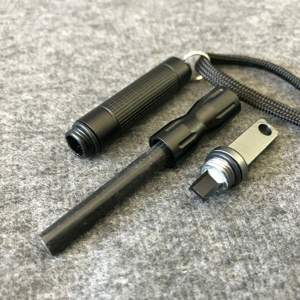 Flint Rod Camping Hiking Survival Metal Fire Starter Lighter FULL Magnesium Rod