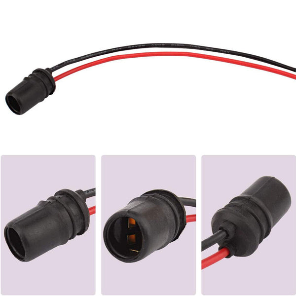 10x Useful Rubber T10/W5W Car Light Bulb Round Socket Lamp Holder Base Connector