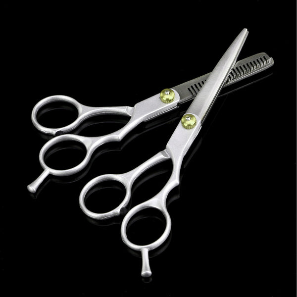 2 PCS 6'' Barber Shears Hair Cutting Thinning Scissors Professional Salon Set AU