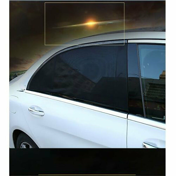 2x Side Rear Seat Window Mesh Sun Shade Car Window Socks Baby Kid UV Protection