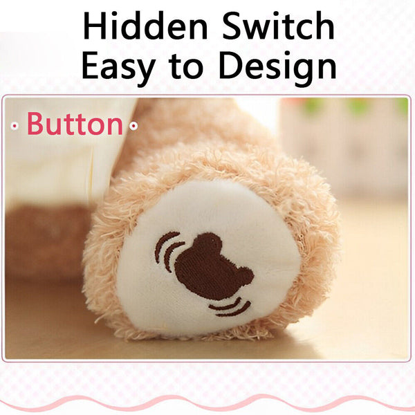 25cm Soft Animal Toy Doll Birthday Gift Plush Cuddly Teddy Bear Interactive Kids