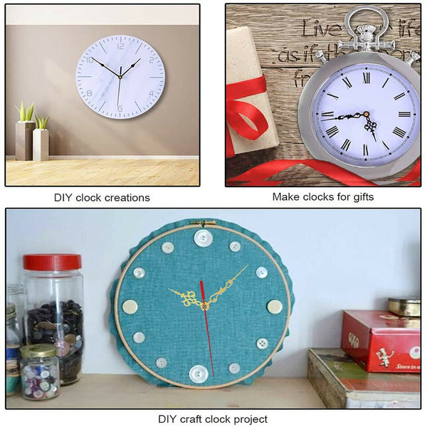 Silent Quartz Movement Wall Clock Motor Mechanism Long Spindle Repair Kit Sel AU