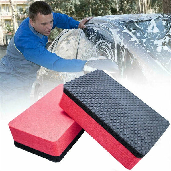 4PCS Wash Cleaner Car Magic Clay Bar Sponge Block Wax Polish Pad Cleaning Eraser
