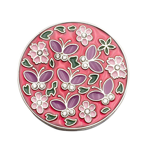 Floral Round Foldable Table Hook Bag Handbag Hanger Holder Tote Purse Metal AU