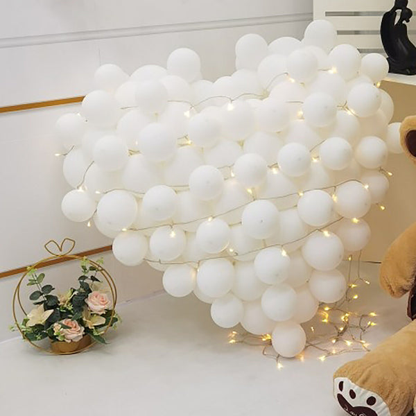 200pcs 12cm White Mini Latex Balloons Birthday Party Wedding Decoration Balloon