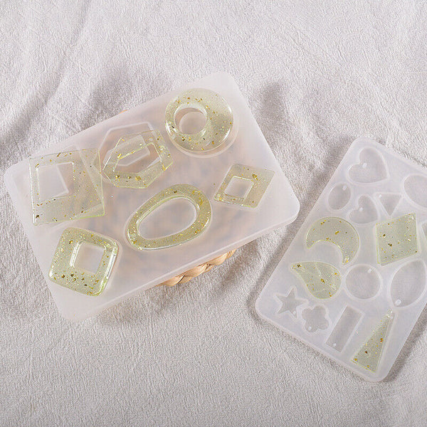 Silicone Earring Pendant Jewelry Making Mold Resin Casting Mould Craft DIY Tool