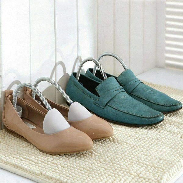 20/40X Adjustable Plastic Shoe Tree Shaper Keeper Footwear White Shoe Stretcher