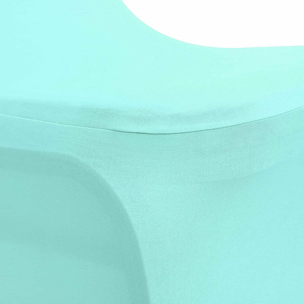 1x Tiffany Blue Chair Covers Full Seat Cover Spandex Stretch Banquet Wedding Dec