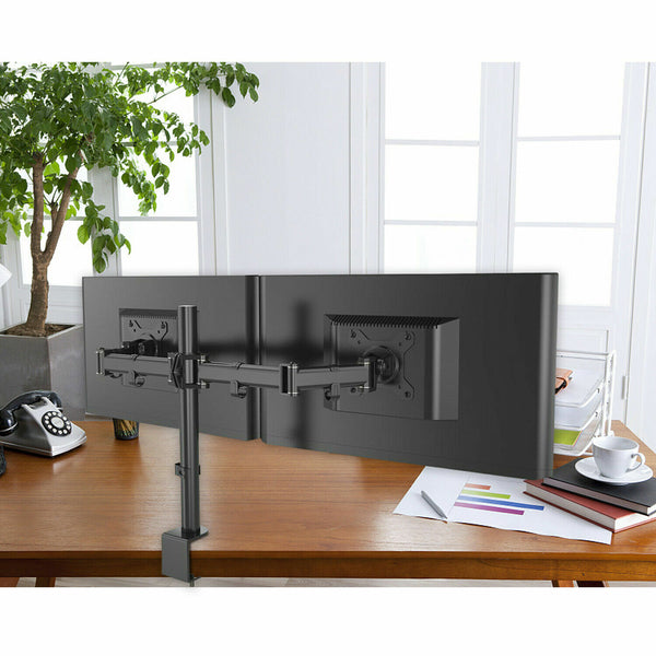Monitor Stand Arm Dual Single LED TV Mount Bracket Holder 2 Arm Freestanding NEW - Lets Party