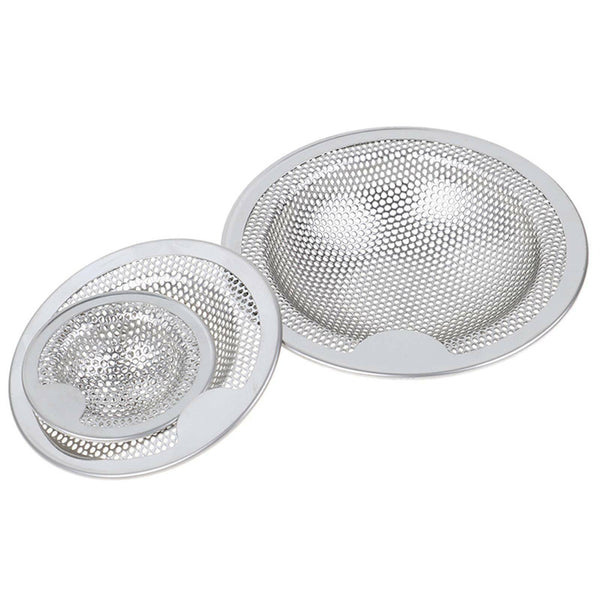 2X Stainless Steel Kitchen Sink Mesh Strainer Waste Plug Filter Drain StoppersAU