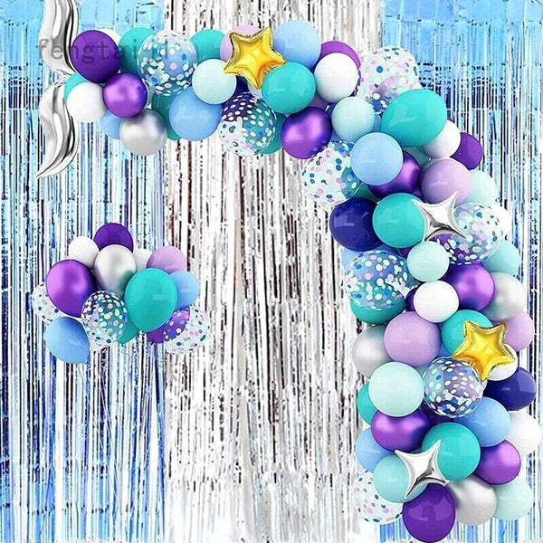Mermaid Tail Arch Balloon Set Party Supplies Arch Garland Birthday Decoration