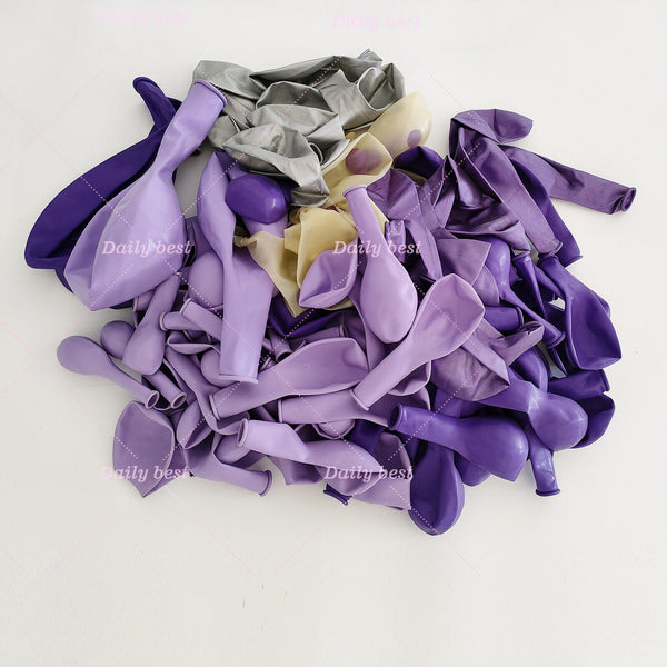 140pcs Butterfly Purple Balloon Arch Kit Garland Birthday Wedding Party Decor AU